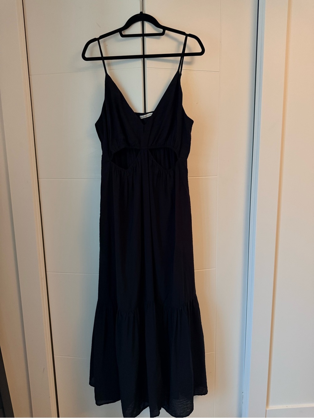Abercrombie & Fitch Black Maxi Summer Dress